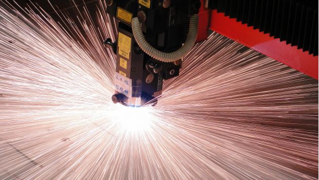 10 kW Fiber-Laserschneidanlage