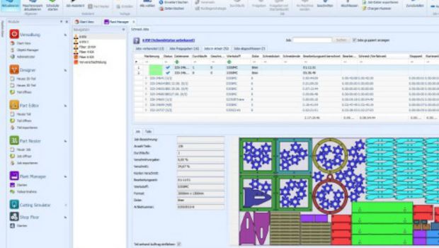 Benutzeroberfläche Software Bysoft 7